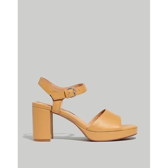 Madewell The Nadia Platform Sandal in Brown Tan - Picture 2 of 9